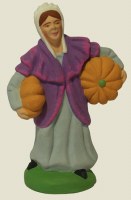 SANTON FEMME COURGES (7CM)