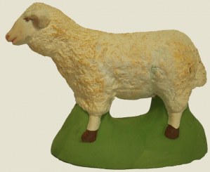 SANTON MOUTON REGARDANT (9CM)