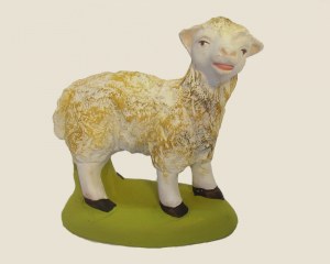 MOUTON TETE TOURNÉE (12CM)