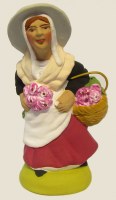 Femme aux roses (5cm)