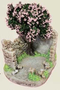 CABANON EN RUINE AMANDIER ROSE