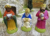 LES ROIS MAGES (7CM) "aux rois de la crèche"