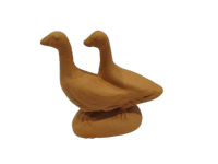 SANTON DOUBLE OIES "SANTONS AUX ROIS DE LA CRECHE" (7CM)