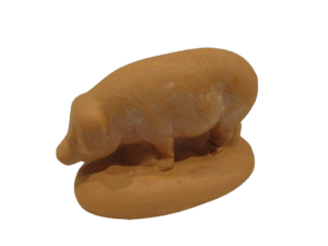 SANTON COCHON "AUX ROIS DE LA CRECHE" (7CM)