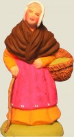 SANTON FEMME PANIER